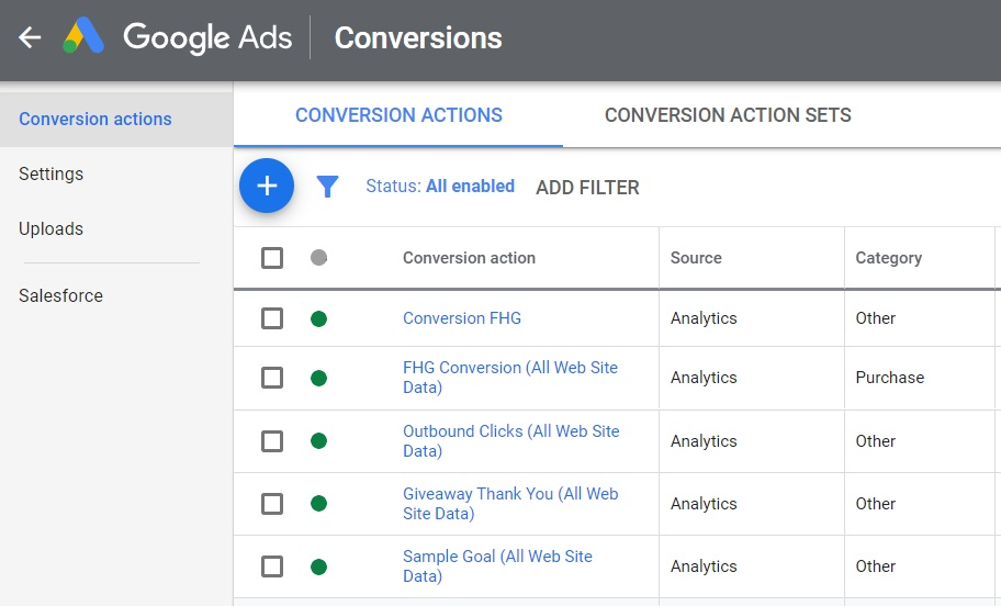 Google ads conversion tracking