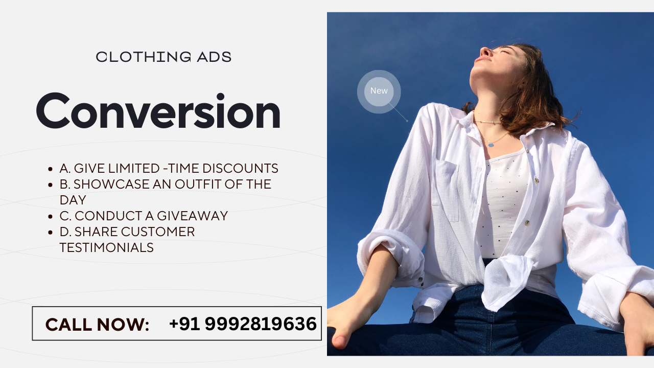 Conversion for clothing ads
