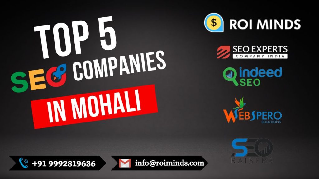 Top 5 Best SEO Companies In Mohali 2023