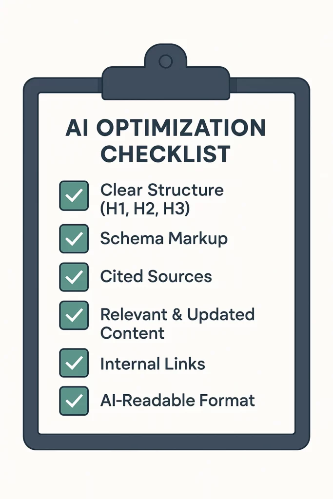ChatGPT Optimization Checklist